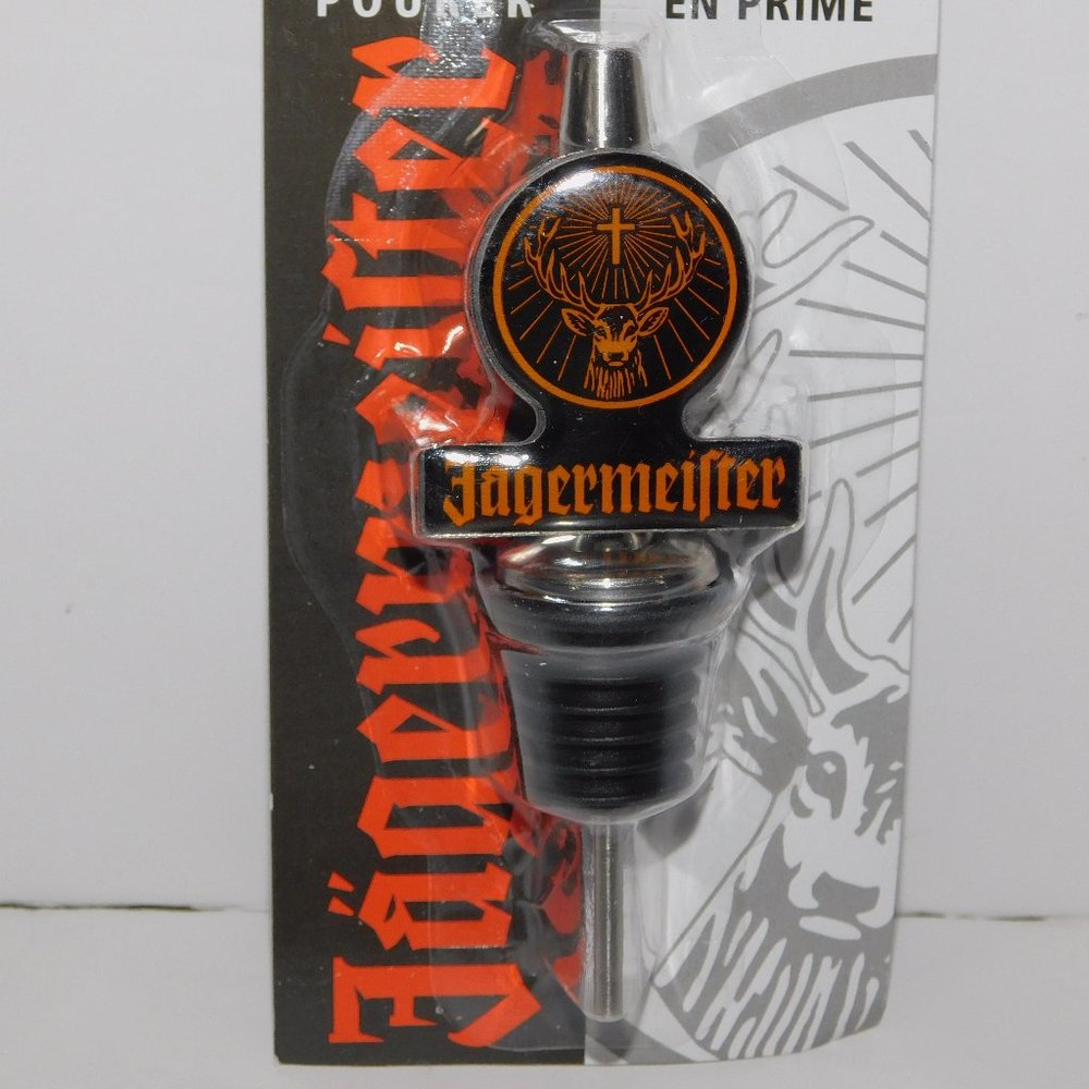 Jagermeister Brand Logo Liquor Bottle Pourer New in Package Stag Head
